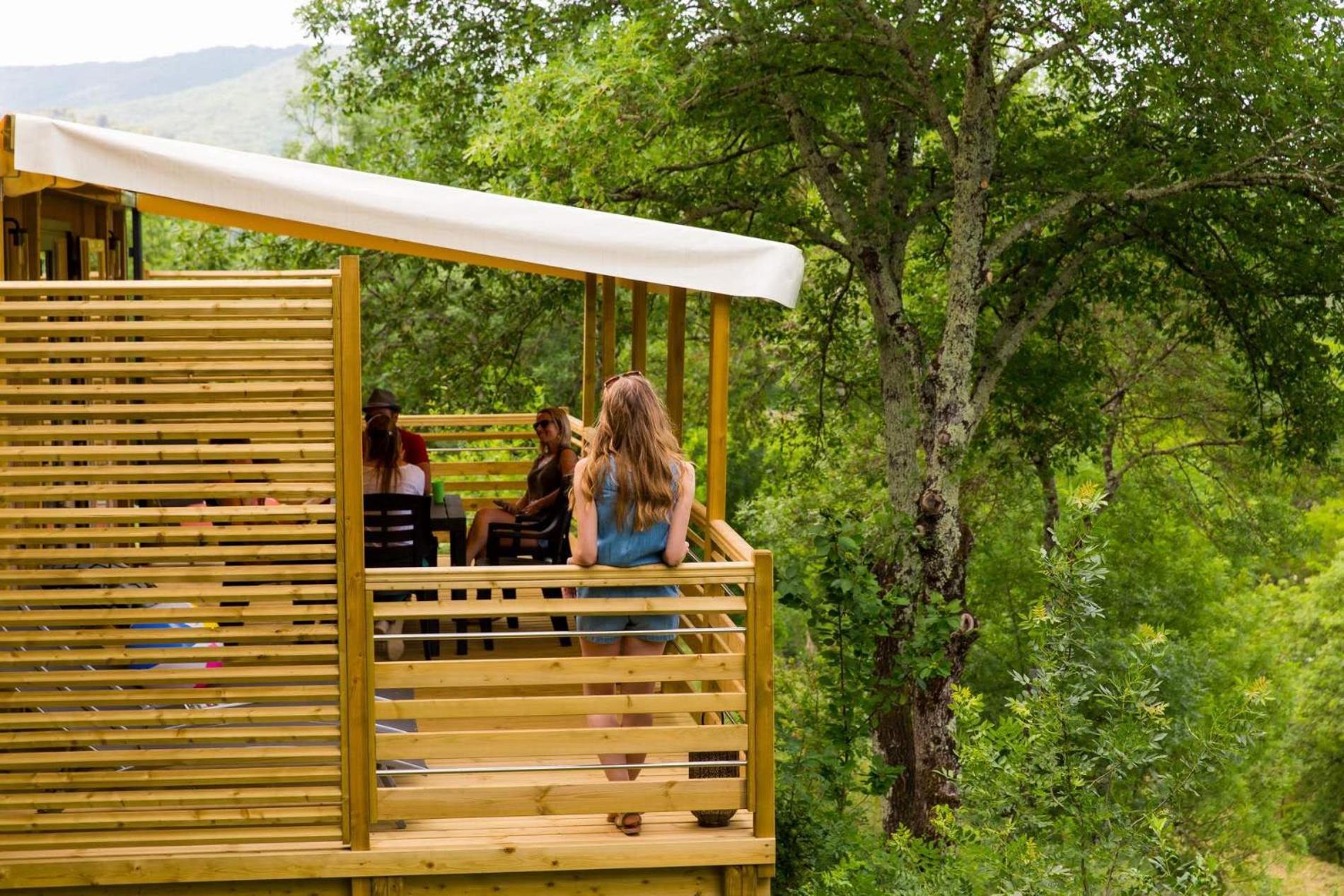 Camping La Chapouliere Ruoms Buitenkant foto