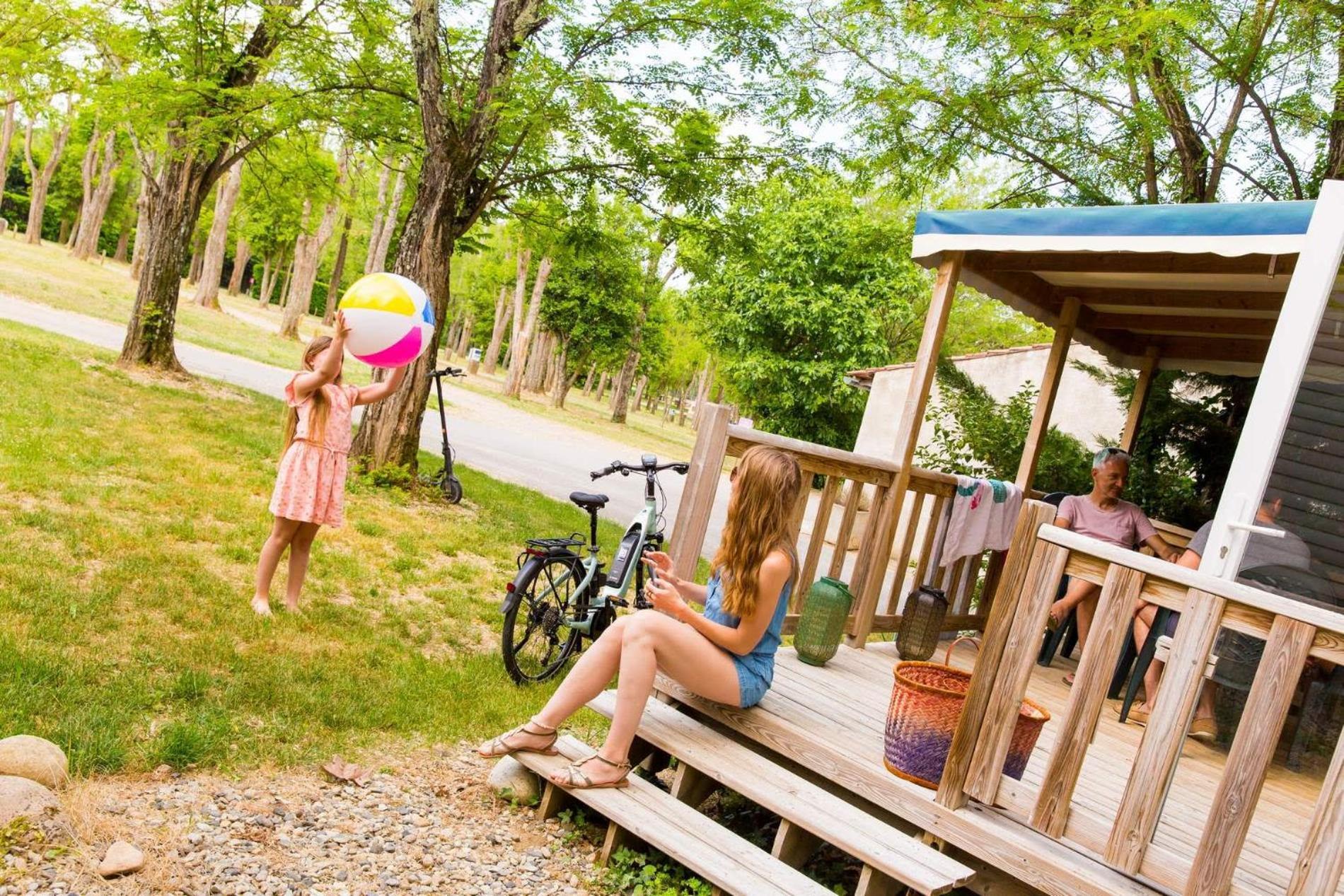 Camping La Chapouliere Ruoms Buitenkant foto